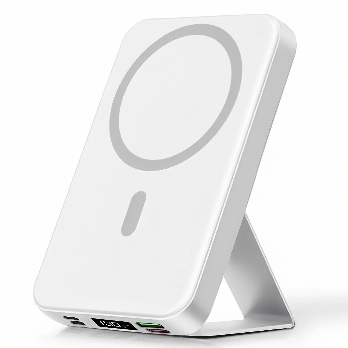 Elevate Your Charging Experience with the 10000mAh Magnetic Power Bank - Wireless Portable Charger for iPhone 12-16 Series with USB-C Cable and LED Display - Compact and Stylish Design in Black