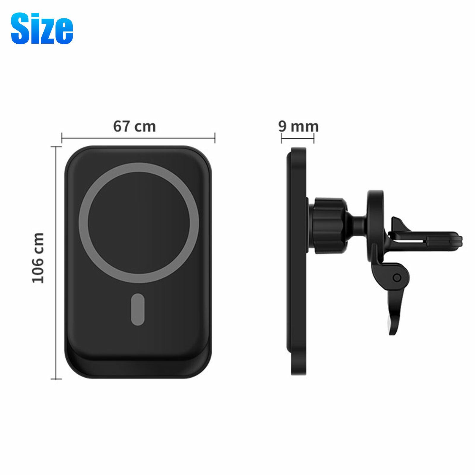 Ultimate Magnetic Wireless Charger Car Mount Holder for iPhone 12, 13, 14 Pro Max - Effortless Charging On-the-Go!