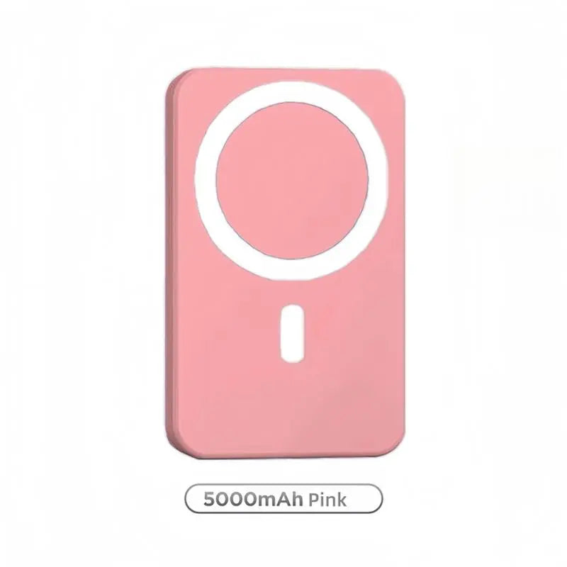 Experience Ultimate Convenience with the 5000mAh Magnetic Power Bank - MagSafe Wireless Fast Charger for iPhone 12-17 Pro/Pro Max, Your Perfect On-the-Go Battery Companion!
