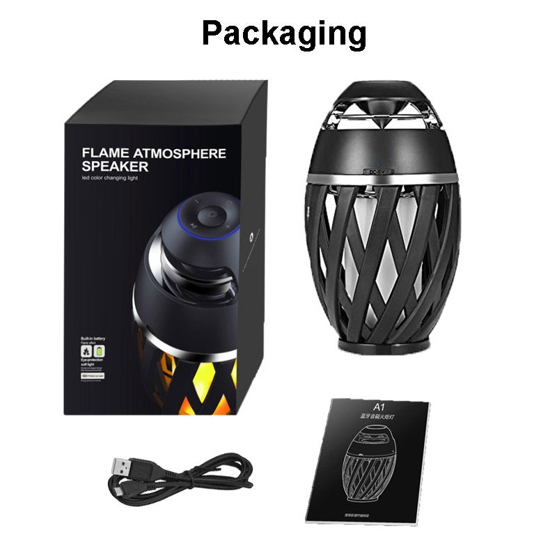 Illuminate Your Space with the Flight-Carrying Flame Bluetooth Speaker Box - Perfect Home Decoration!