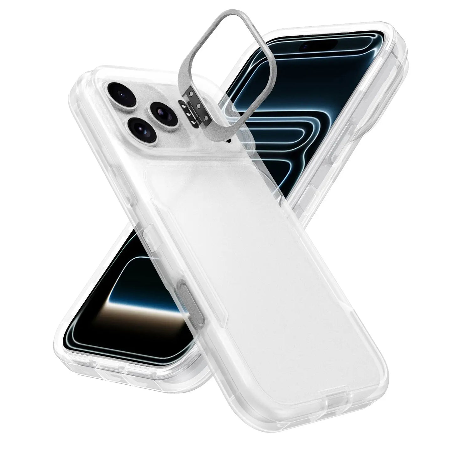 Ultimate Heavy Duty Shockproof Case for iPhone 17/15/14/13/12 Pro Max – Military Grade Protection & Built-In Camera Kickstand