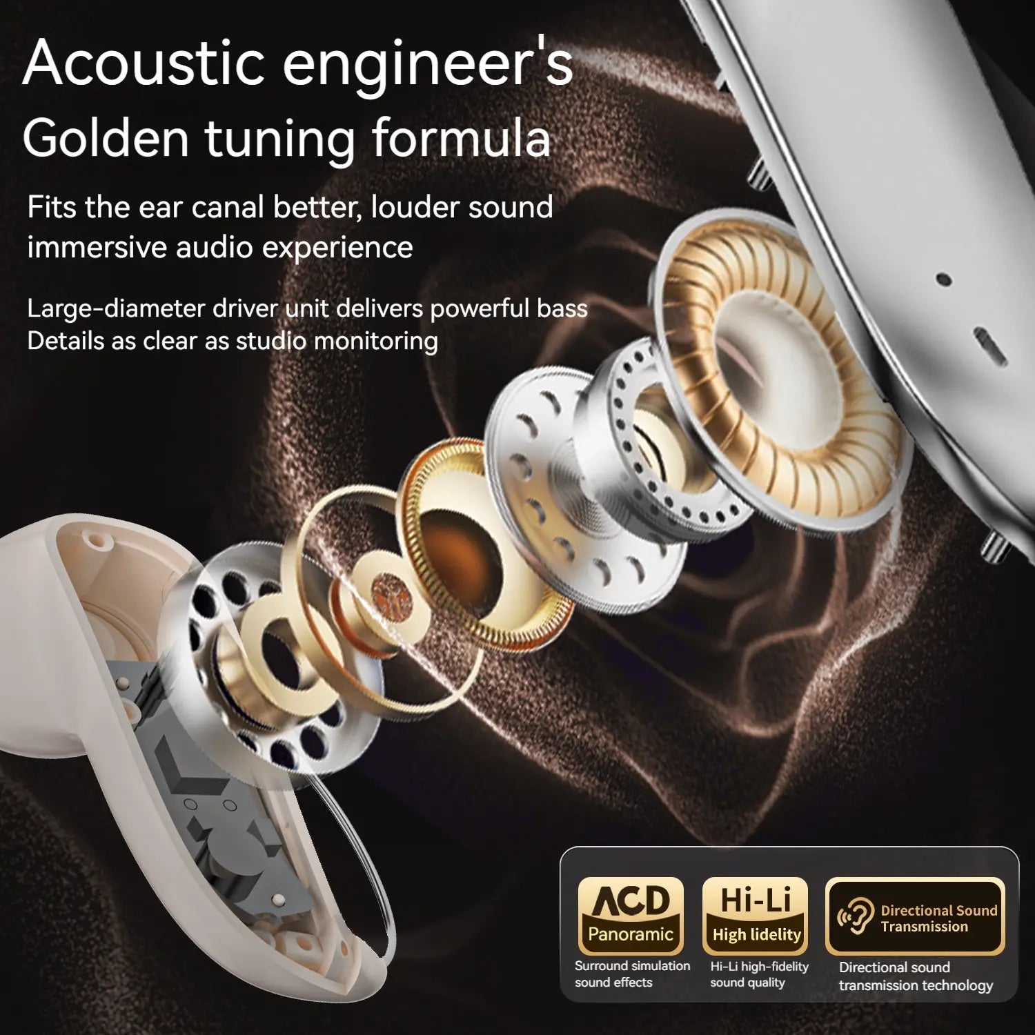 Unleash Your Sound: Monster Bluetooth Ear Buds with Zero-Gravity Titanium Design, 145H Playtime, and Noise Isolation - Perfect for Travel and Gifting!