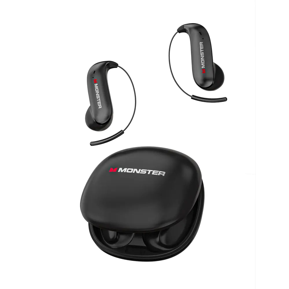 Unleash Your Sound: Monster Bluetooth Ear Buds with Zero-Gravity Titanium Design, 145H Playtime, and Noise Isolation - Perfect for Travel and Gifting!