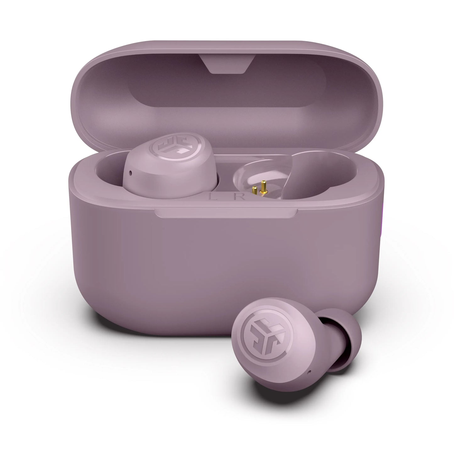 Jlab GO POP+ True Wireless Earbuds with 35+ Hour Playtime Dual Connect IPX4 Sweatproof Fast Charge 10 Minutes for 1+ Hour Playtime Rechargeable Bluetooth 5.3 Headset