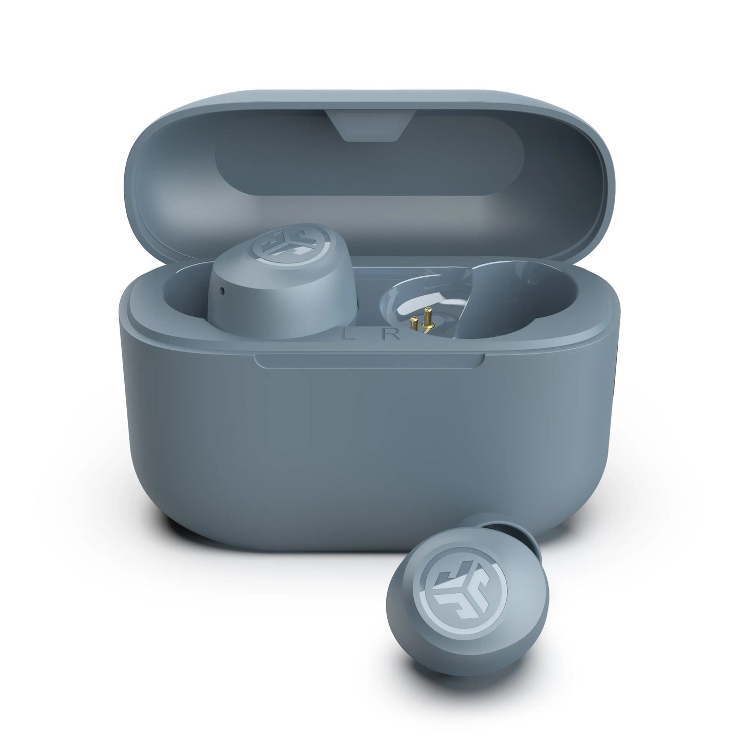 Jlab GO POP+ True Wireless Earbuds with 35+ Hour Playtime Dual Connect IPX4 Sweatproof Fast Charge 10 Minutes for 1+ Hour Playtime Rechargeable Bluetooth 5.3 Headset