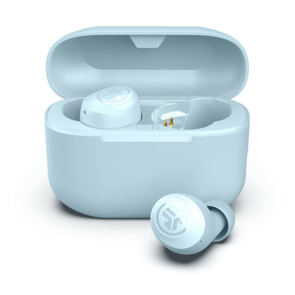 Jlab GO POP+ True Wireless Earbuds with 35+ Hour Playtime Dual Connect IPX4 Sweatproof Fast Charge 10 Minutes for 1+ Hour Playtime Rechargeable Bluetooth 5.3 Headset