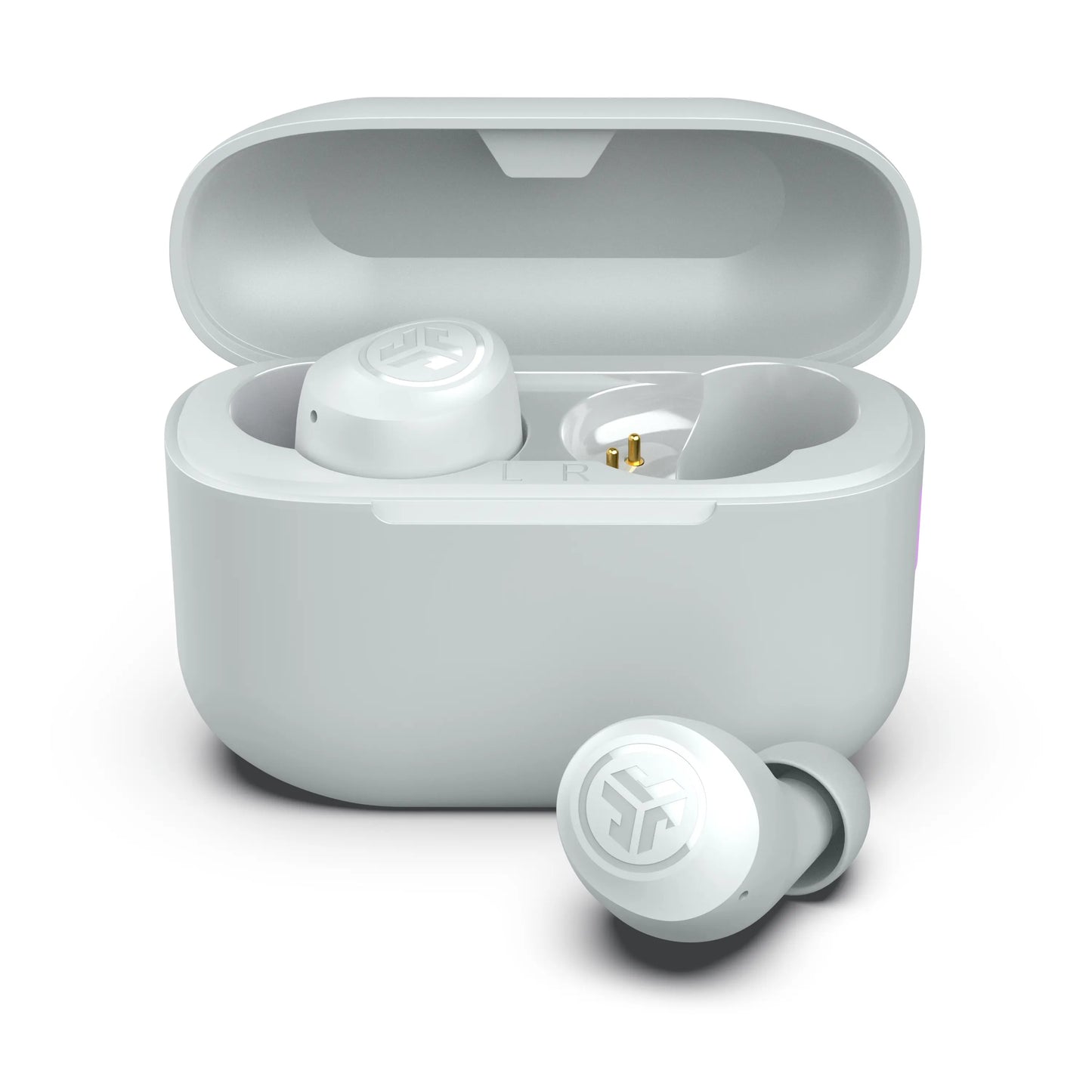 Jlab GO POP+ True Wireless Earbuds with 35+ Hour Playtime Dual Connect IPX4 Sweatproof Fast Charge 10 Minutes for 1+ Hour Playtime Rechargeable Bluetooth 5.3 Headset