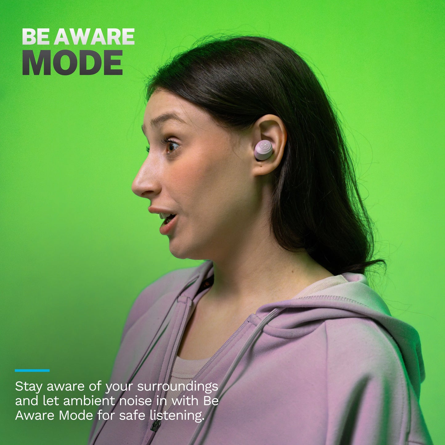 Jlab GO POP+ True Wireless Earbuds with 35+ Hour Playtime Dual Connect IPX4 Sweatproof Fast Charge 10 Minutes for 1+ Hour Playtime Rechargeable Bluetooth 5.3 Headset