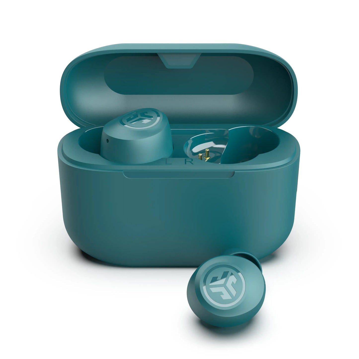 Jlab GO POP+ True Wireless Earbuds with 35+ Hour Playtime Dual Connect IPX4 Sweatproof Fast Charge 10 Minutes for 1+ Hour Playtime Rechargeable Bluetooth 5.3 Headset