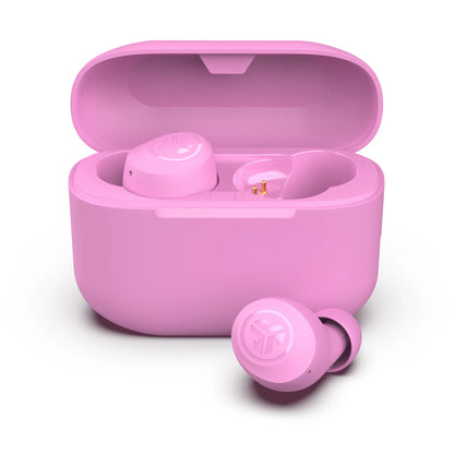 Jlab GO POP+ True Wireless Earbuds with 35+ Hour Playtime Dual Connect IPX4 Sweatproof Fast Charge 10 Minutes for 1+ Hour Playtime Rechargeable Bluetooth 5.3 Headset