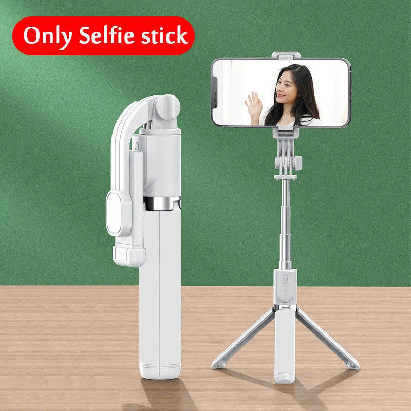 Capture Every Moment with Our Versatile 103CM Bluetooth Selfie Stick Tripod – Complete with Remote Shutter and Selfie Light!