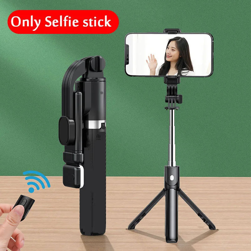 Capture Every Moment with Our Versatile 103CM Bluetooth Selfie Stick Tripod – Complete with Remote Shutter and Selfie Light!