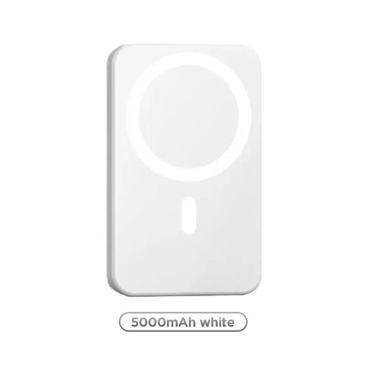 Experience Ultimate Convenience with the 5000mAh Magnetic Power Bank - MagSafe Wireless Fast Charger for iPhone 12-17 Pro/Pro Max, Your Perfect On-the-Go Battery Companion!