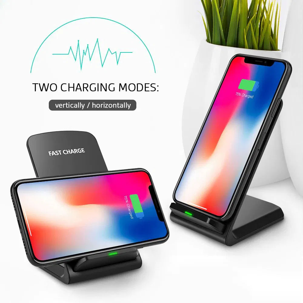 Experience Effortless Charging with the Qi Wireless Fast Charger Pad Stand for Galaxy Phones