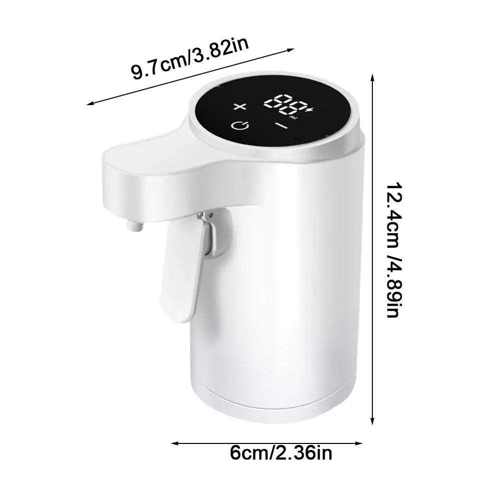 Experience Effortless Wine Pouring with the Adjustable Intelligent Induction Wine Extractor - USB Rechargeable and Touch Activated!