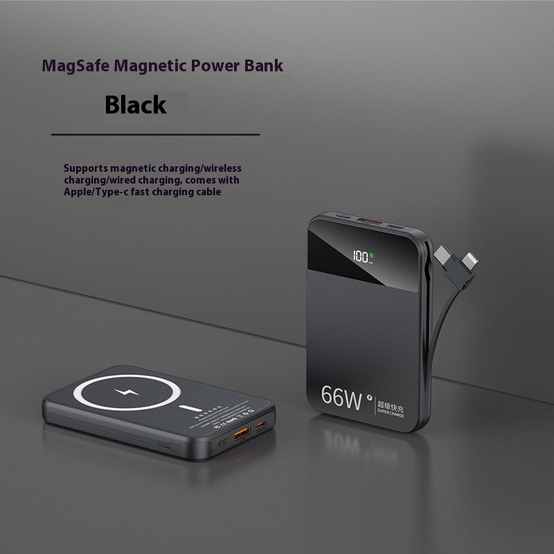 Experience Lightning-Fast Charging with the Magsafe Magnetic Wireless 66W Power Bank - Sleek, Stylish, and Efficient!
