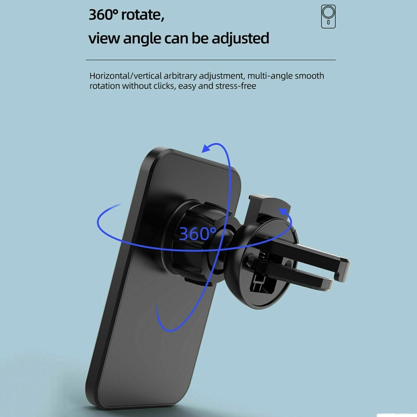 Ultimate Magnetic Wireless Charger Car Mount Holder for iPhone 12, 13, 14 Pro Max - Effortless Charging On-the-Go!