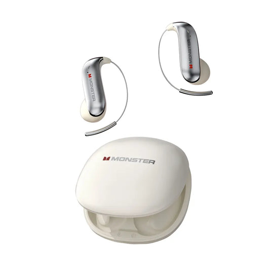 Unleash Your Sound: Monster Bluetooth Ear Buds with Zero-Gravity Titanium Design, 145H Playtime, and Noise Isolation - Perfect for Travel and Gifting!